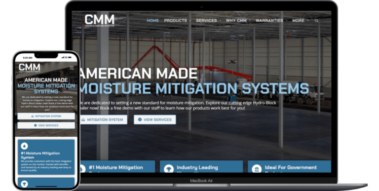 concretemoisturemitigation.com website